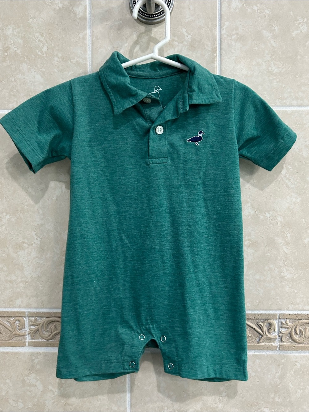Properly Tied Green Romper